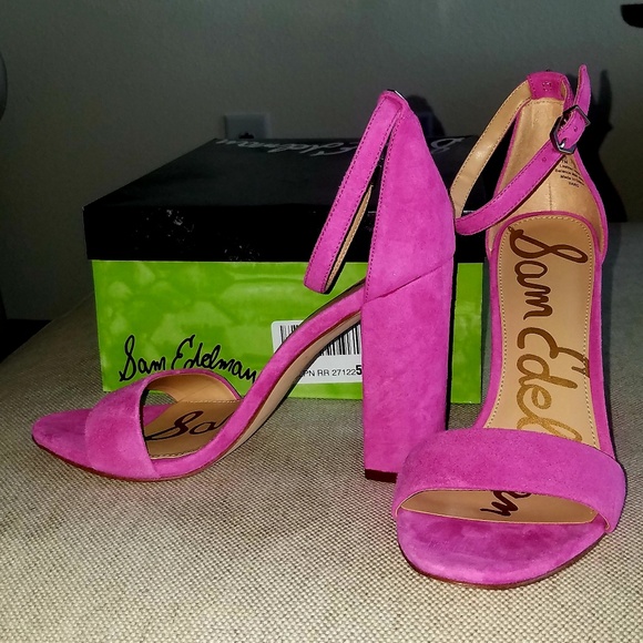 sam edelman hot pink sandals